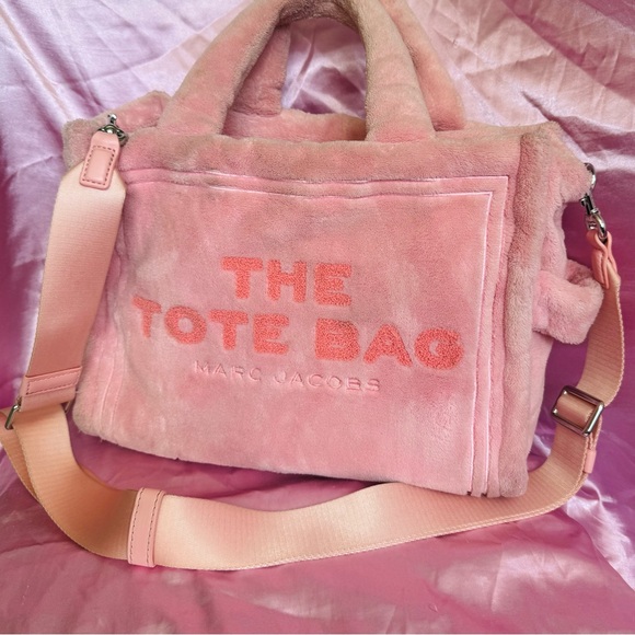 Marc Jacobs The Tote Bag Terry Pink - Picture 1 of 14